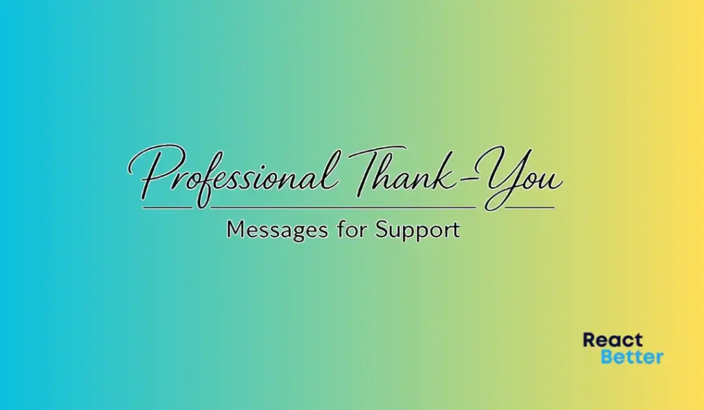 professional thank you notes
