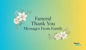 Funeral Thank You Messages From Family