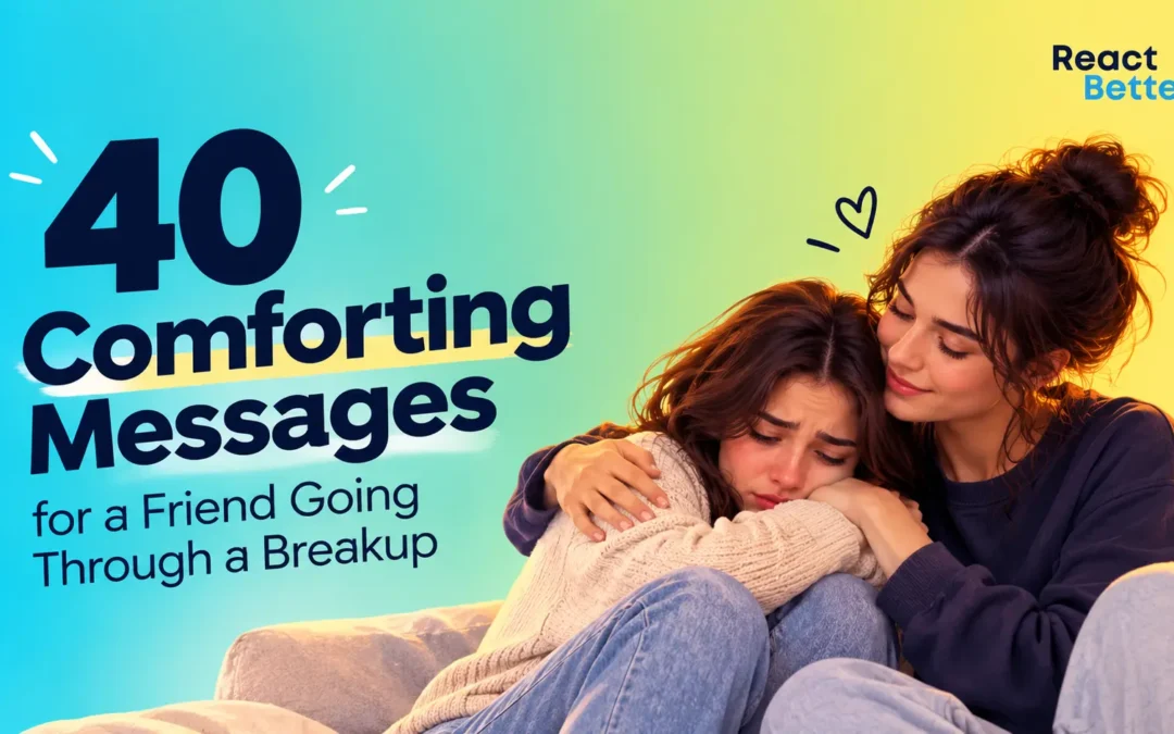 40 Comforting Messages for a Friend Going Through a Breakup